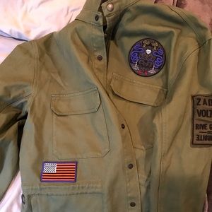 Zadig and Voiltaire green army jacket. Brand new